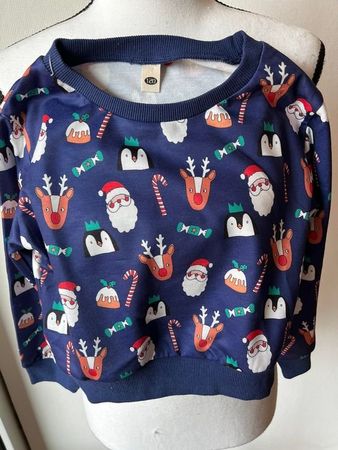 Weihnachtspullover, Kinder, Grösse 120 neue
