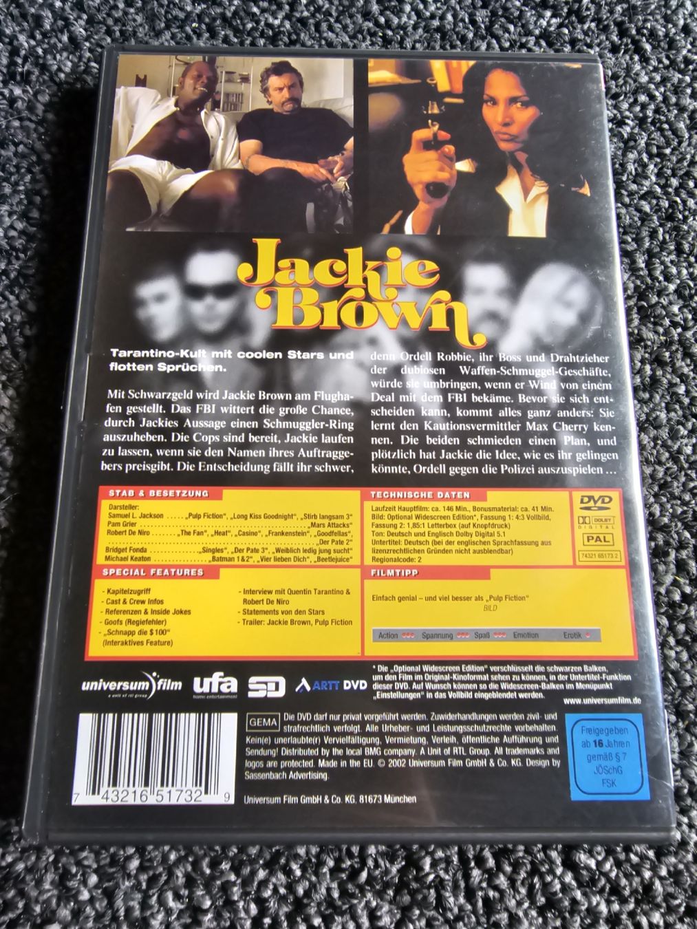 Tutti i DVDs: Jackie Brown DVD (20211) – Usato da Ruswil venduto da jan_bxl5 1
