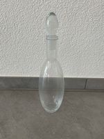 Glasflasche /Karaffe mit Stopfen, neuwertig,