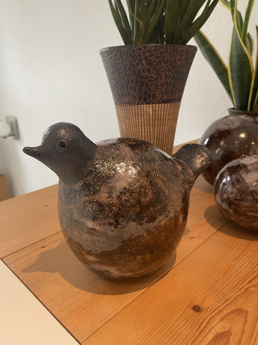 Statuette: Vogel handgetöpfert – Nuovo (secondo la descrizione) da Weingarten-Kalth venduto da 53solti 1