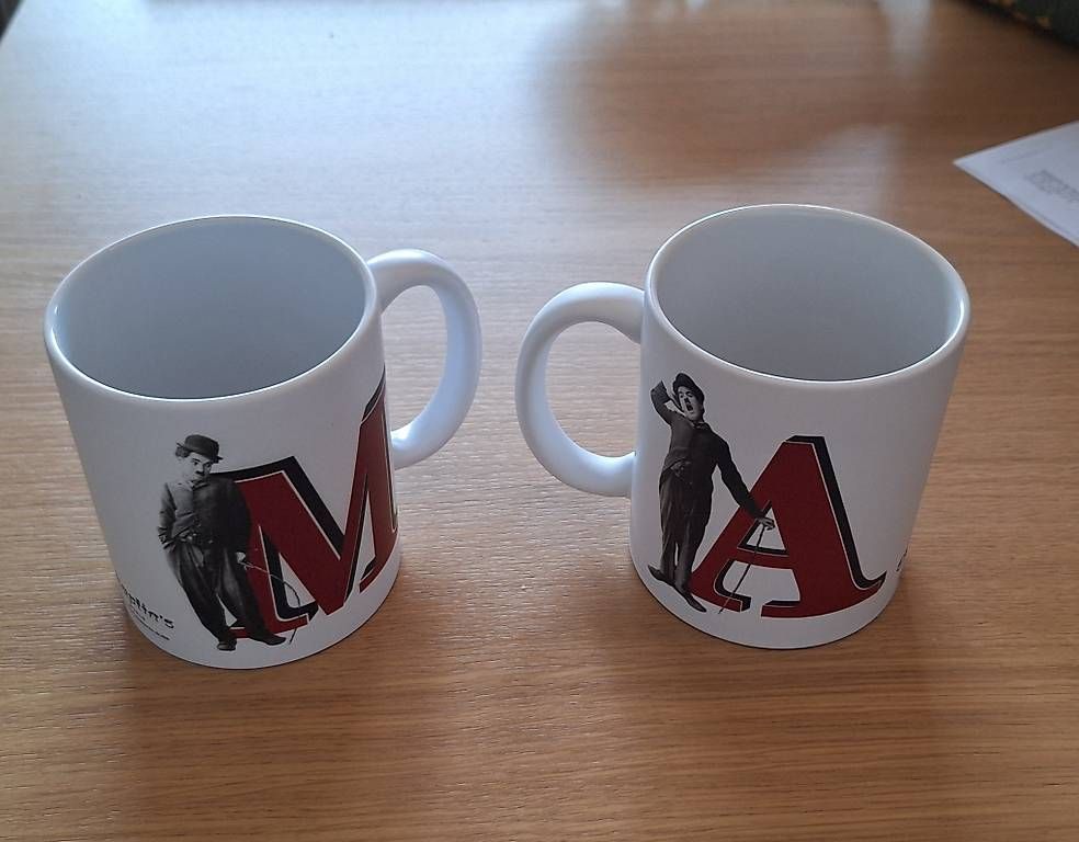 Tazze: 2 Mug Chaplin – Nuovo e nell'imballaggio originale da Meyrin venduto da Alexdragon 1