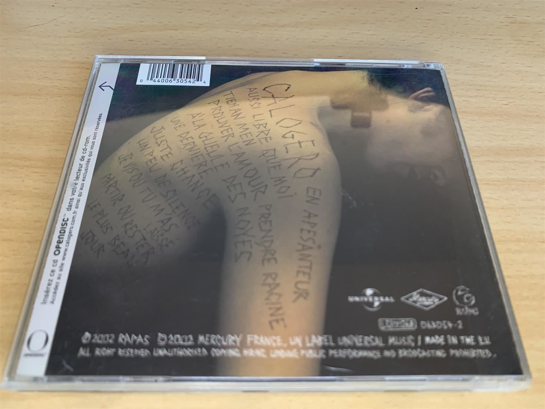 CDs: Calogero – Calogero – Gebraucht aus Rikon im Tösstal von Alpenmutz 1