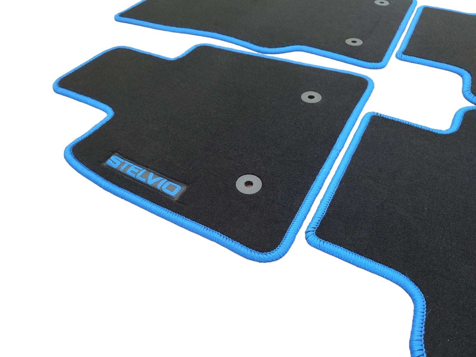Alfa Romeo Teppiche / Matten: Velours Fussmatten Alfa Romeo Stelvio – Neu und originalverpackt aus Zürich von Semco_Car_Mats1 1