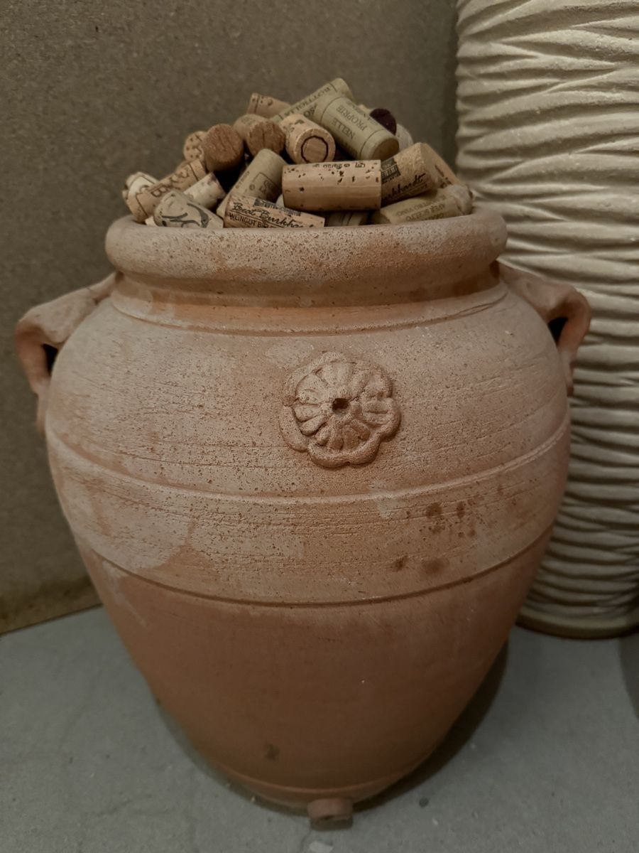 Pentole: Terracotta Topf mit Deko – Usato da Zuzwil BE venduto da sen_xf6x