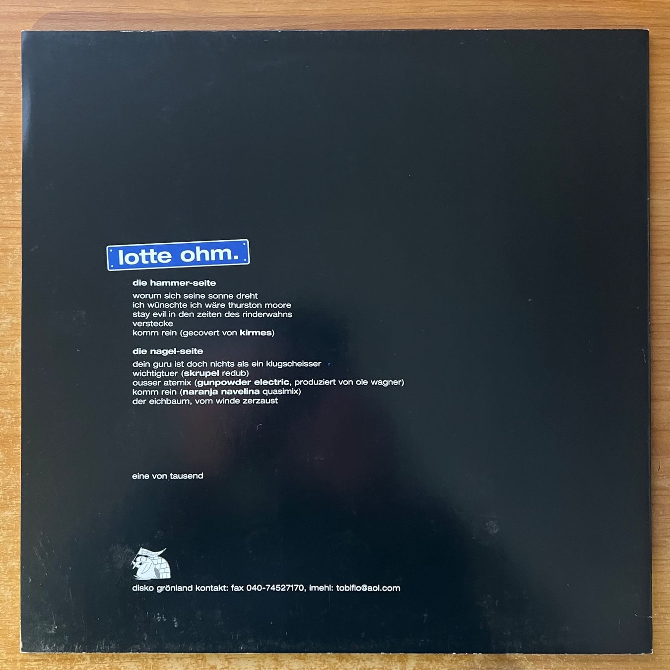 Schallplatten: Lotte Ohm - Same / 1. D-Press. 1998 - NEW – Neu (gemäss Beschreibung) aus Gais von soundcave57 1