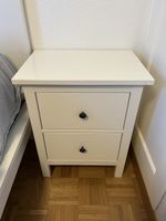 Nachttisch HEMNES weiss 2 Schubladen