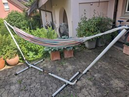 Hängematte mit Gestell – Perfekt für Garten & Sommer! ☀️