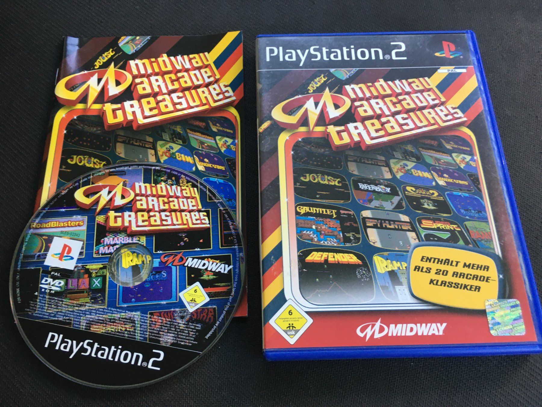 Sony Spiele: Midway Arcade Treasure - PS2 / Playstation 2 – Gebraucht aus St.Gallen von Punktchen01
