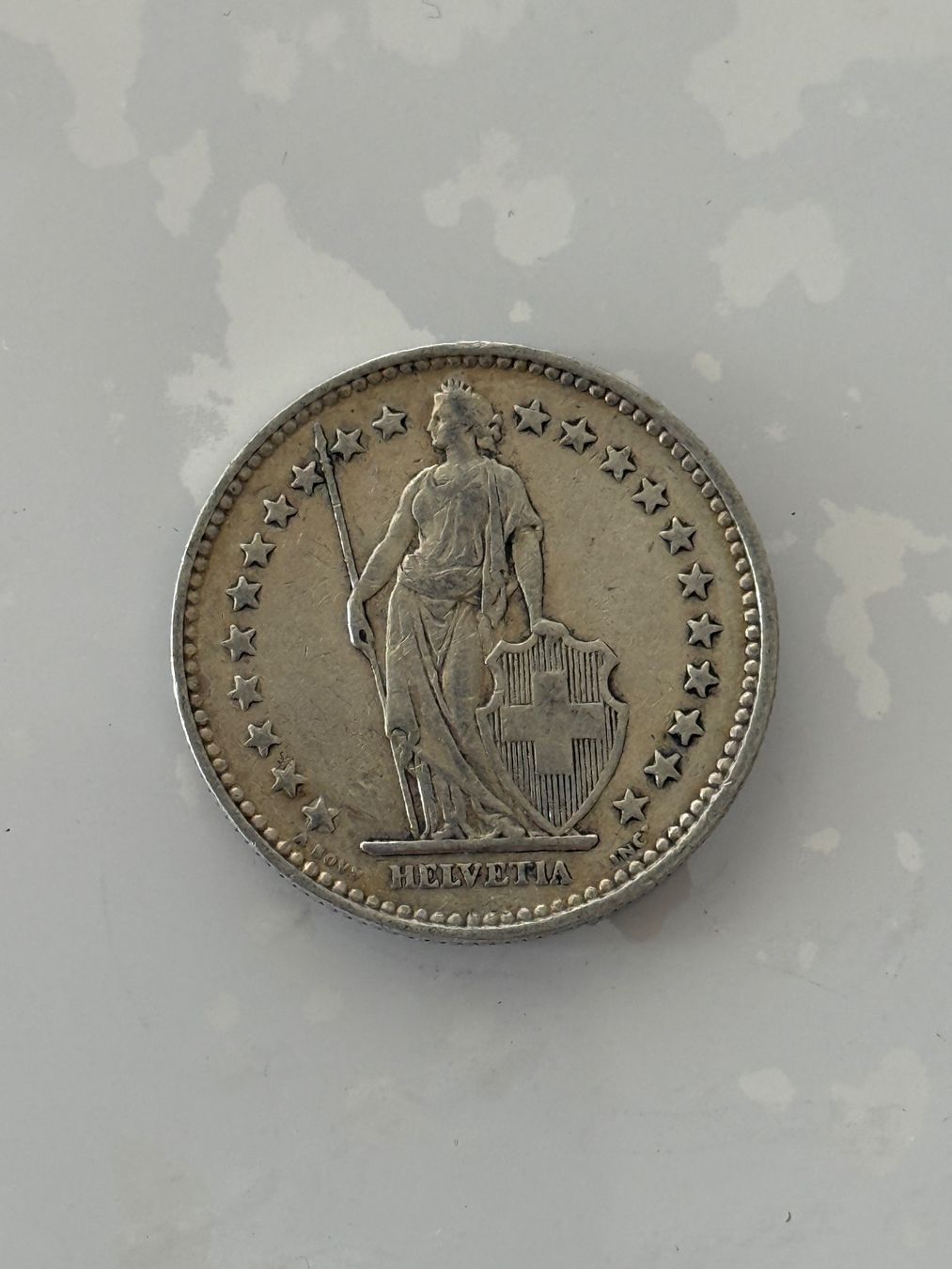 Alle Münzen: 2 Franken 1916  Rar – Gebraucht aus Wallisellen von SWISS_SILVER1