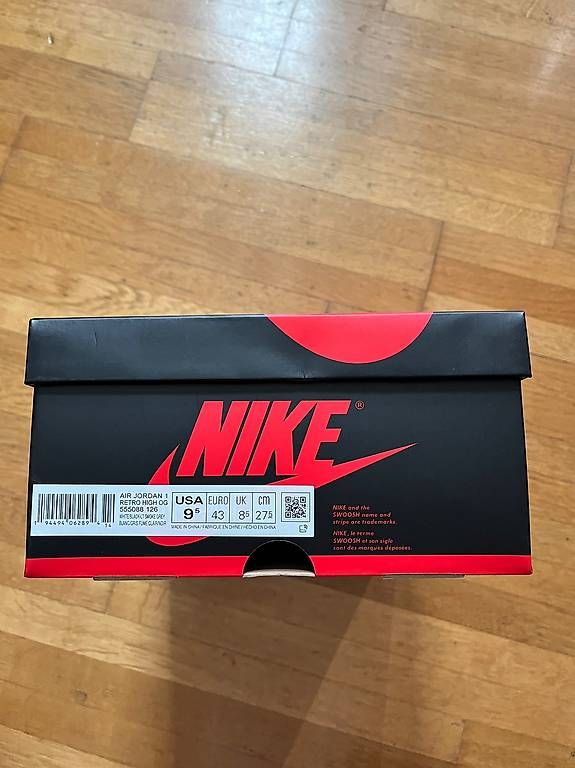 Jordan Scarpe da uomo: Jordan 1 Retro High Light Smoke Grey US9.5/EU43 – Nuovo e nell'imballaggio originale da Chur venduto da Shabu7000 1