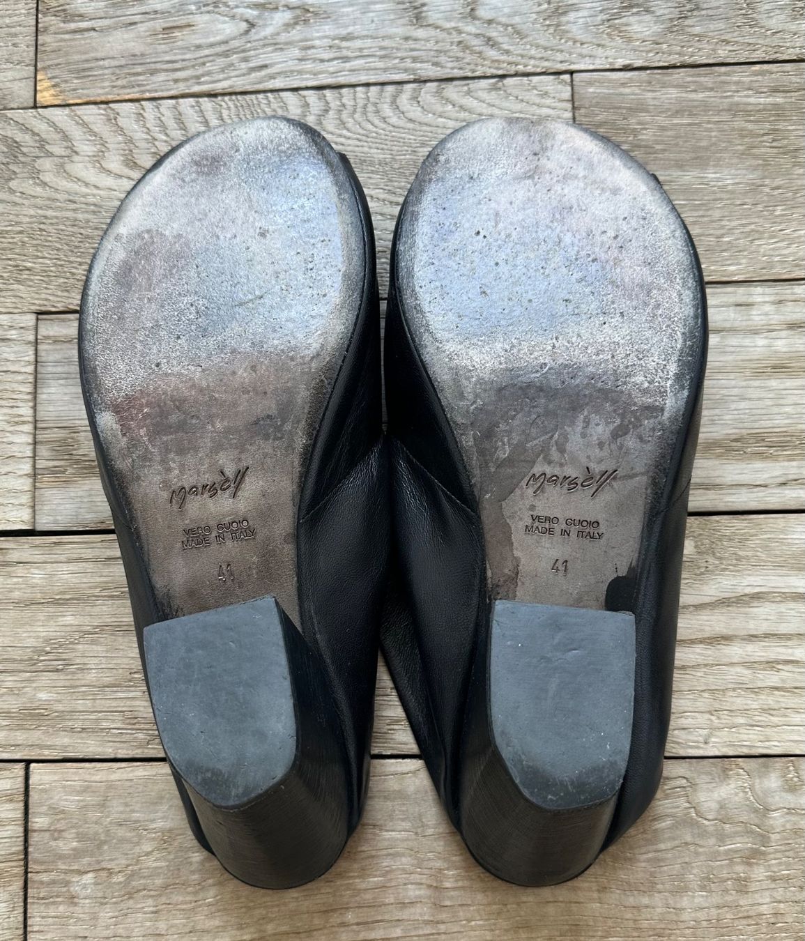 Scarpe da donna: Schwarze Ledermules Marsèll – Usato da Luzern venduto da Mamutpe 2
