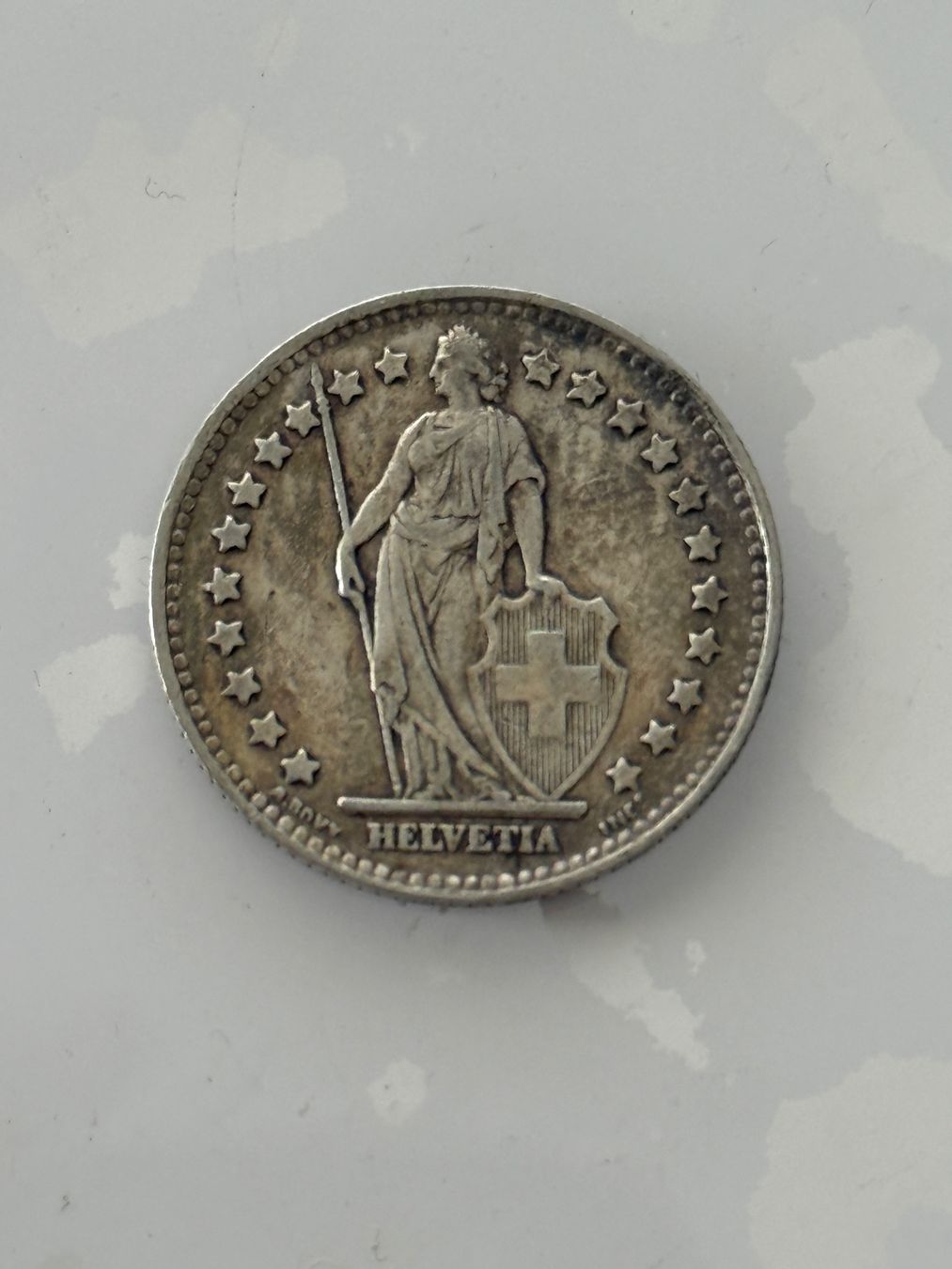 Tutti le monete: 1 Franken 1934  Rar – Usato da Wallisellen venduto da SWISS_SILVER1