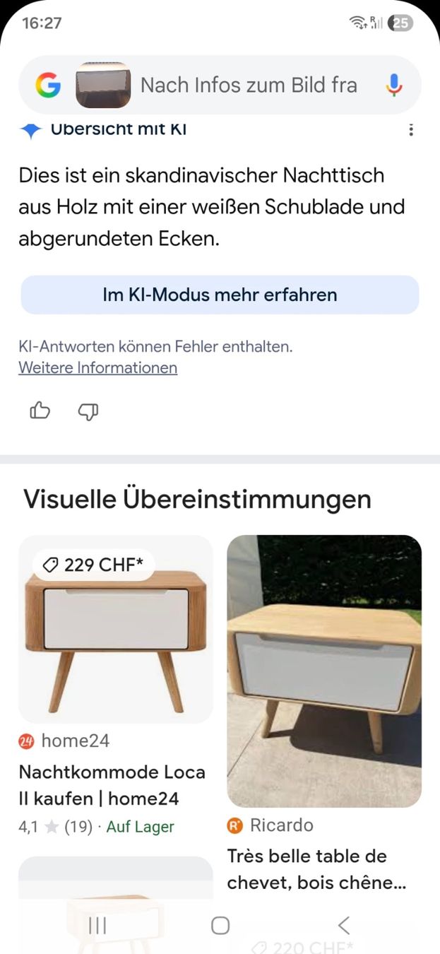 Pfister Letti: Doppelbett Buche mit passendem Nachttisch dazu – Usato da Bern venduto da hei_kk5n 7