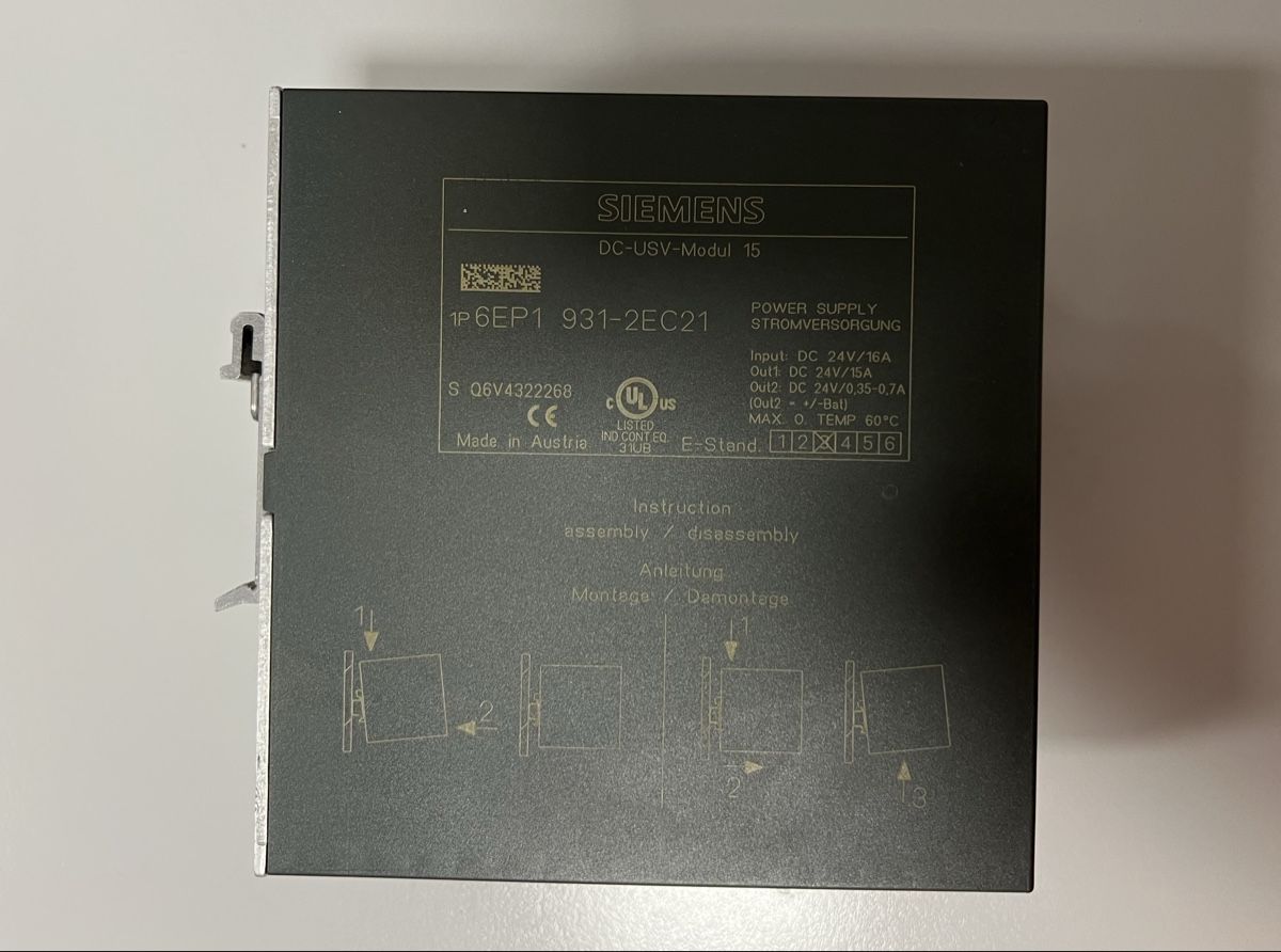Siemens Componenti elettronici: Siemens 6EP1 931-2EC21 SPS – Usato da Euthal venduto da ruckzuckrohrfrei 2