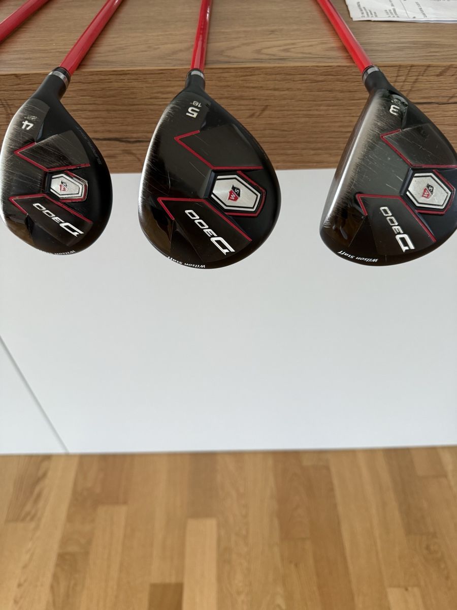 Wilson Mazze & Set: Wilson D300 SuperLight Golfset – Graphitschäfte – Usato da St. Gallen venduto da TheBoy1 5
