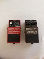 Boss Loop Station Pedal RC-1 + Boss Octave Pedal OC-5
