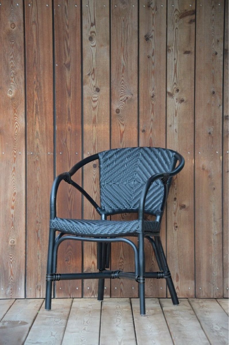 Sedie: Rattanstuhl schwarz Sika-Design – Usato da Solothurn venduto da boomchicawahwah 1