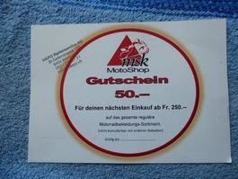 Gutschein MSK Motorrad usw.