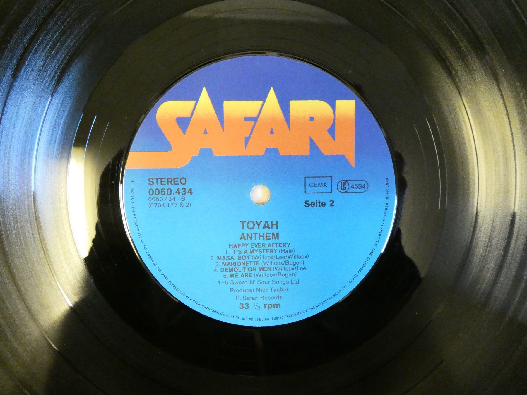 Dischi in vinile: LP "Toyah - Anthem" (VG) – Usato da Münchenstein venduto da tsp01 5