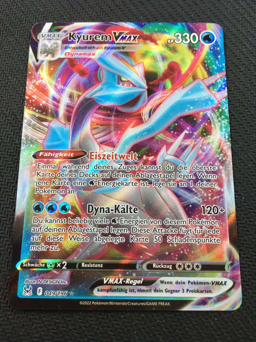 Pokémon Sammelbilder & Trading cards: Pokémon - Kyurem VMAX - LOR 049 - Lost Origin - EN – Neu (gemäss Beschreibung) aus St.Gallen von Punktchen01
