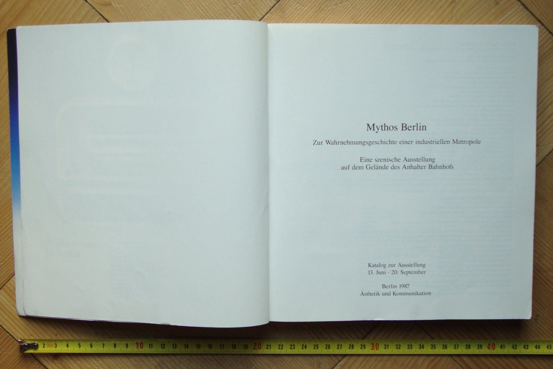 Libri: MYTHOS BERLIN - Wahrnehmungsgeschichte – Usato da Bern venduto da carola31 1