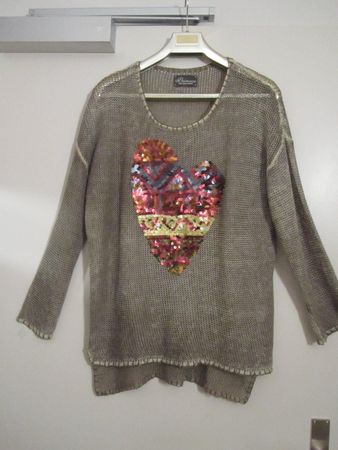 PRINCESS GOES HOLLYWOOD Leinenstrick M/L Irre Pulli / Weber!