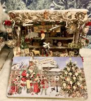 WUNDERSCHÖNE ÄLTERE WEIHNACHTS BLECHSCHACHTEL