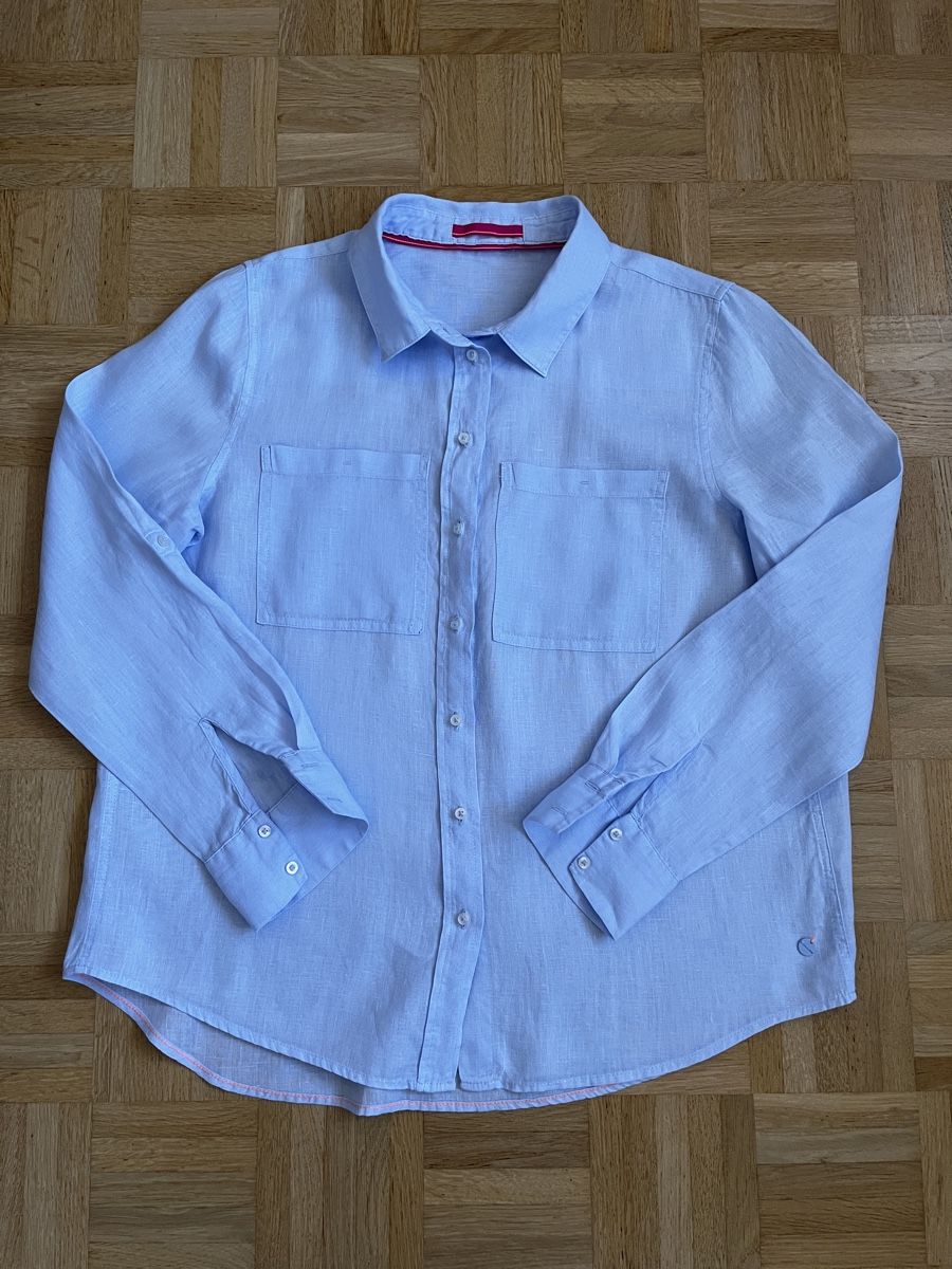 Camicette: Street One, Leinenbluse, hellblau, Grösse 38 – Usato da Zürich venduto da Kleanthy 2