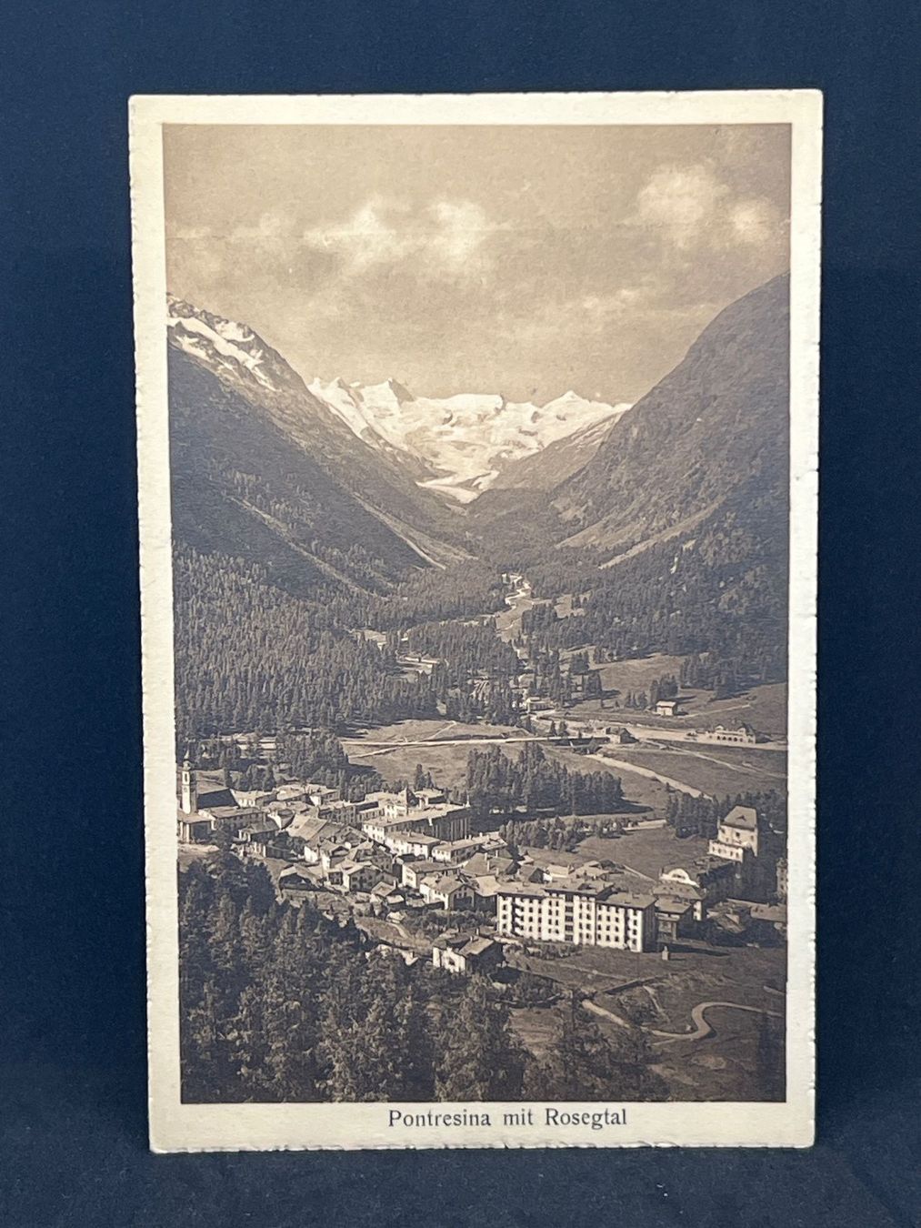Cartoline postali: Pontresina mit Rosegtal – Usato da Widnau venduto da Brusi9