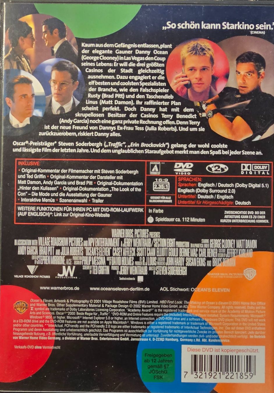 Tous les DVDs: Ocean's Eleven – D'occasion à Wahlen b. Laufen par Cg10 1