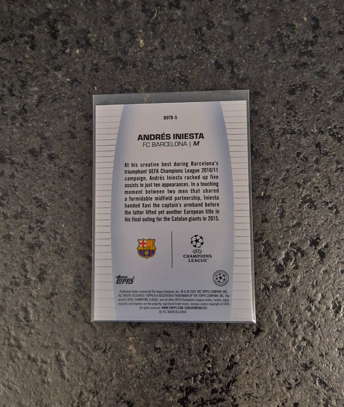 Topps Carte collezionabili: Iniesta - Barcelona - Topps – Nuovo (secondo la descrizione) da Burg AG venduto da Danoe 1