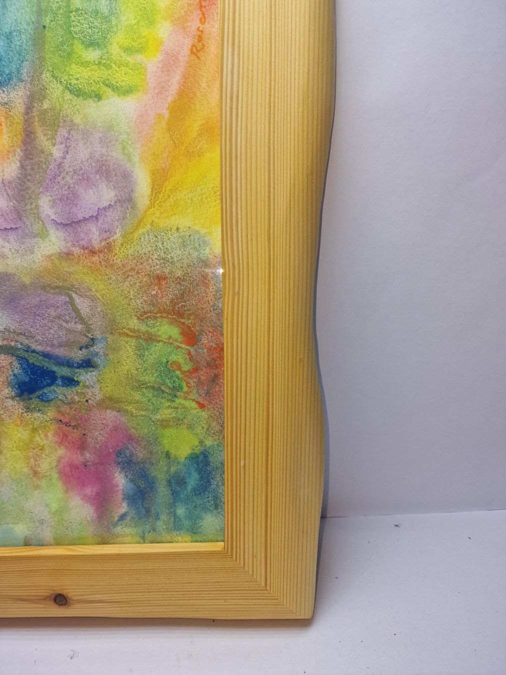 Cadres de tableaux: Schöner Echtholz Bilderrahmen mit Glas – D'occasion à Eschenbach SG par Hoerbys 1