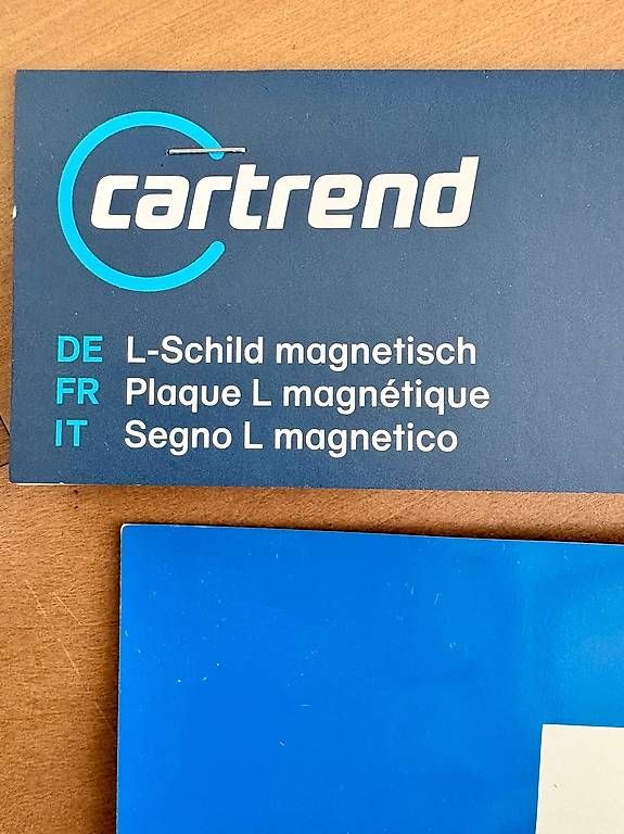 Insegne: Das "L-Schild" vollmagnetisch + Kunststoff Saugnäpfe – Usato da Dietlikon venduto da Pmt_zh 1