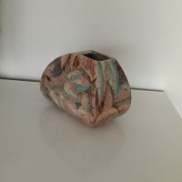 Keramikvase Blumenvase Retro Vintage 70er Jahre Deko Deko...