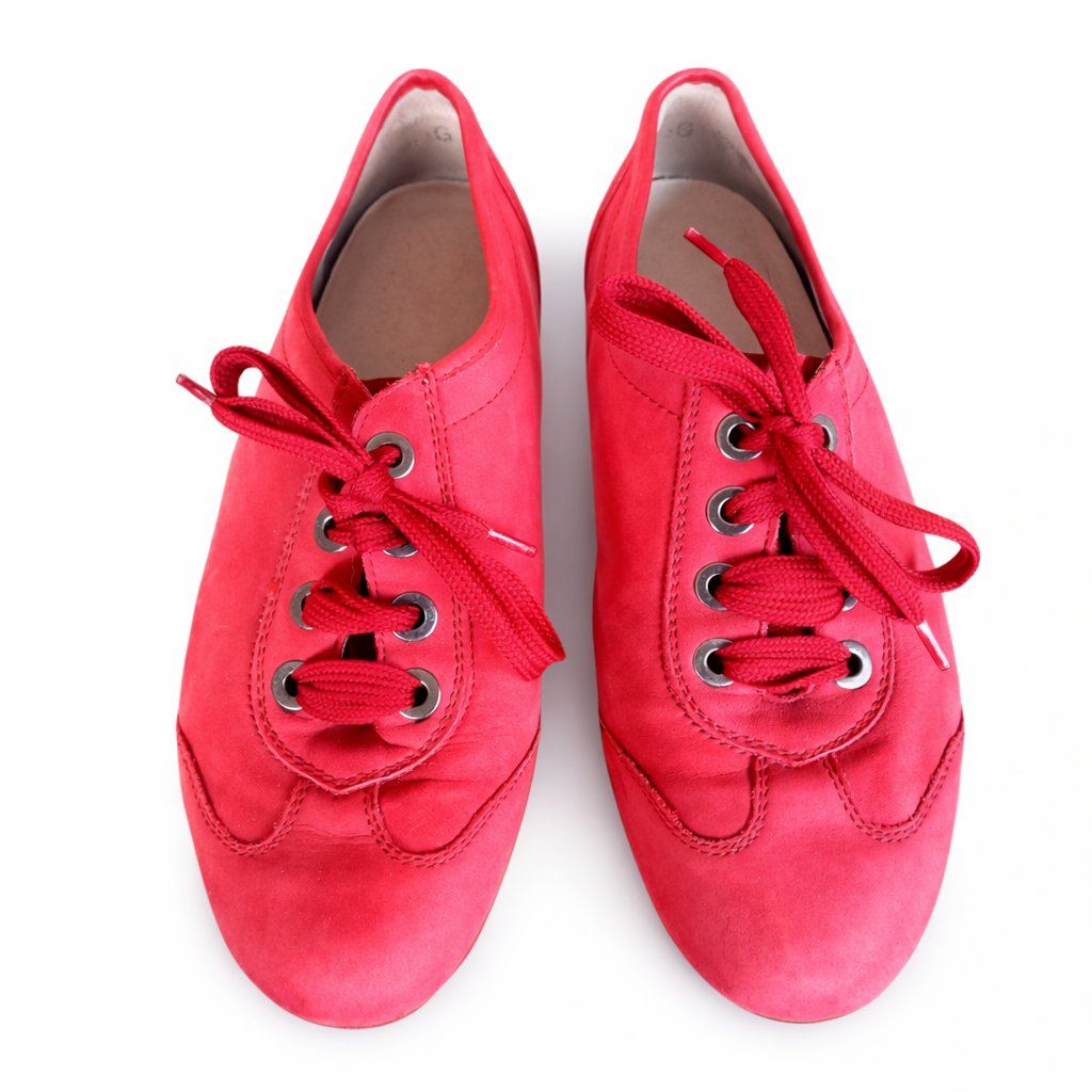 Scarpe da donna: Lederschuhe Rot Damen Gr. 37/38 – Usato da Fully venduto da VaneaSelection 2