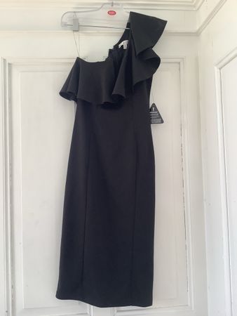 Cocktailkleid Schwarz Grösse 36