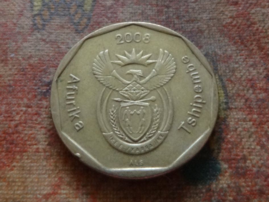Alle Münzen: AFRIQUE DU SUD   50  Cents   2008 – Gebraucht aus Romanel-sur-Lausanne von Swift13 1