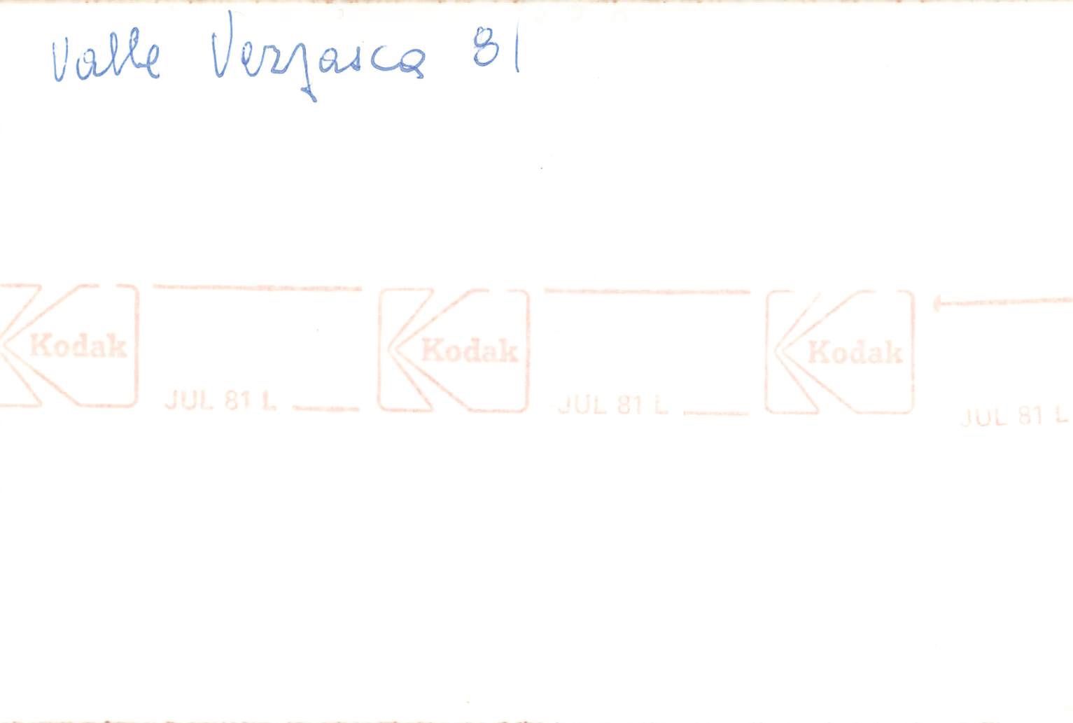 Ansichtskarten: Valle Verzasca 1981 foto  – Gebraucht aus Biasca von Blenio71 1
