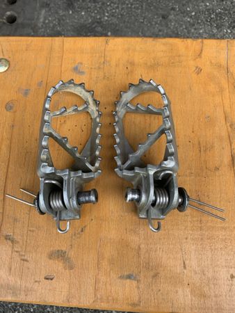 Motorrad Fussraster Set, gebraucht, ideal für Offroad Touren