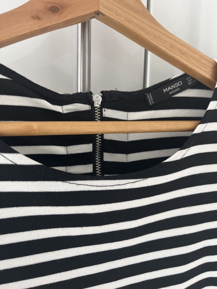 Mango Vestiti: schwarz-weißes Kleid Mango M – Usato da Zürich venduto da cme_ft9l 1