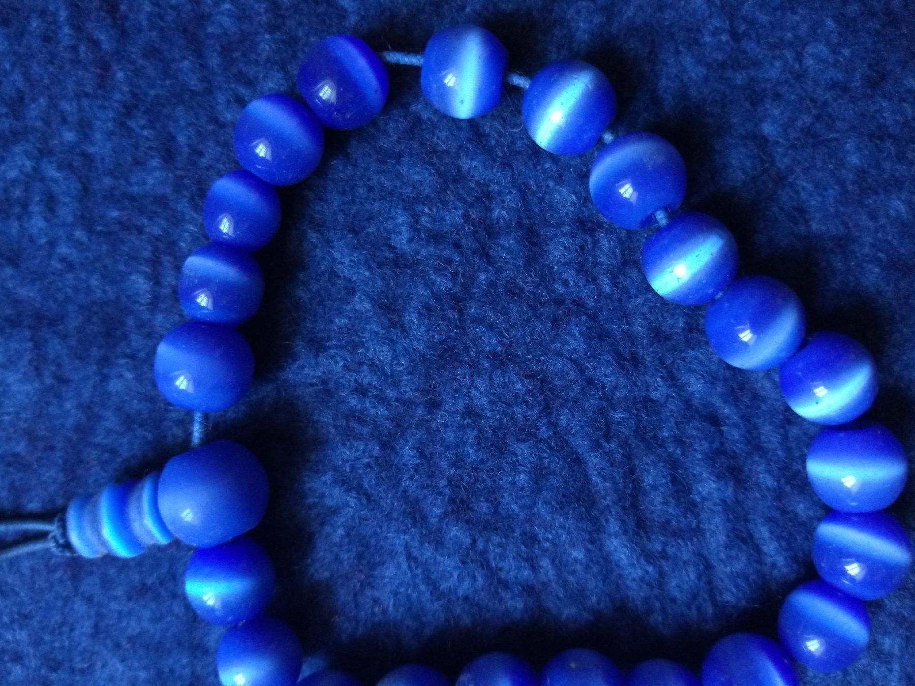 Bracelets: Modeschmuck Perlenarmband Blau – Neuf (Voir description) à Beckenried par Havacola 2