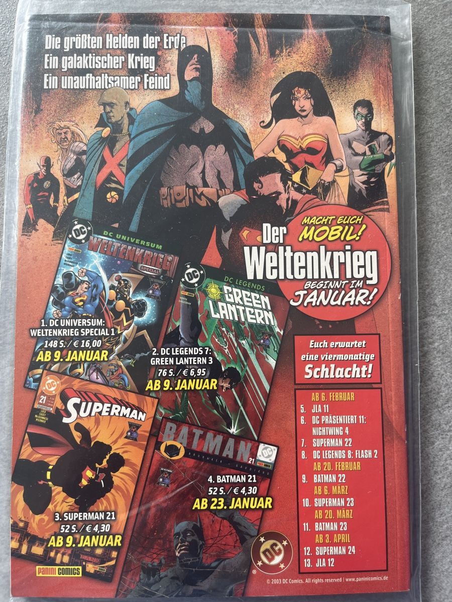 Fumetti: DC SPECIAL-WELTENKRIEG – Usato da Densbüren venduto da lana79 1