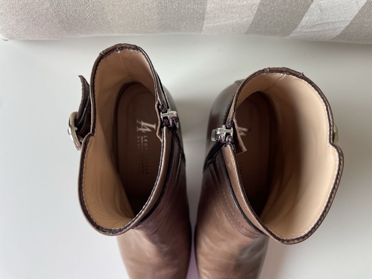 Scarpe da donna: Leder Stiefelette Leder Asper 38,5 – Usato da Freienbach venduto da schimmel01 2