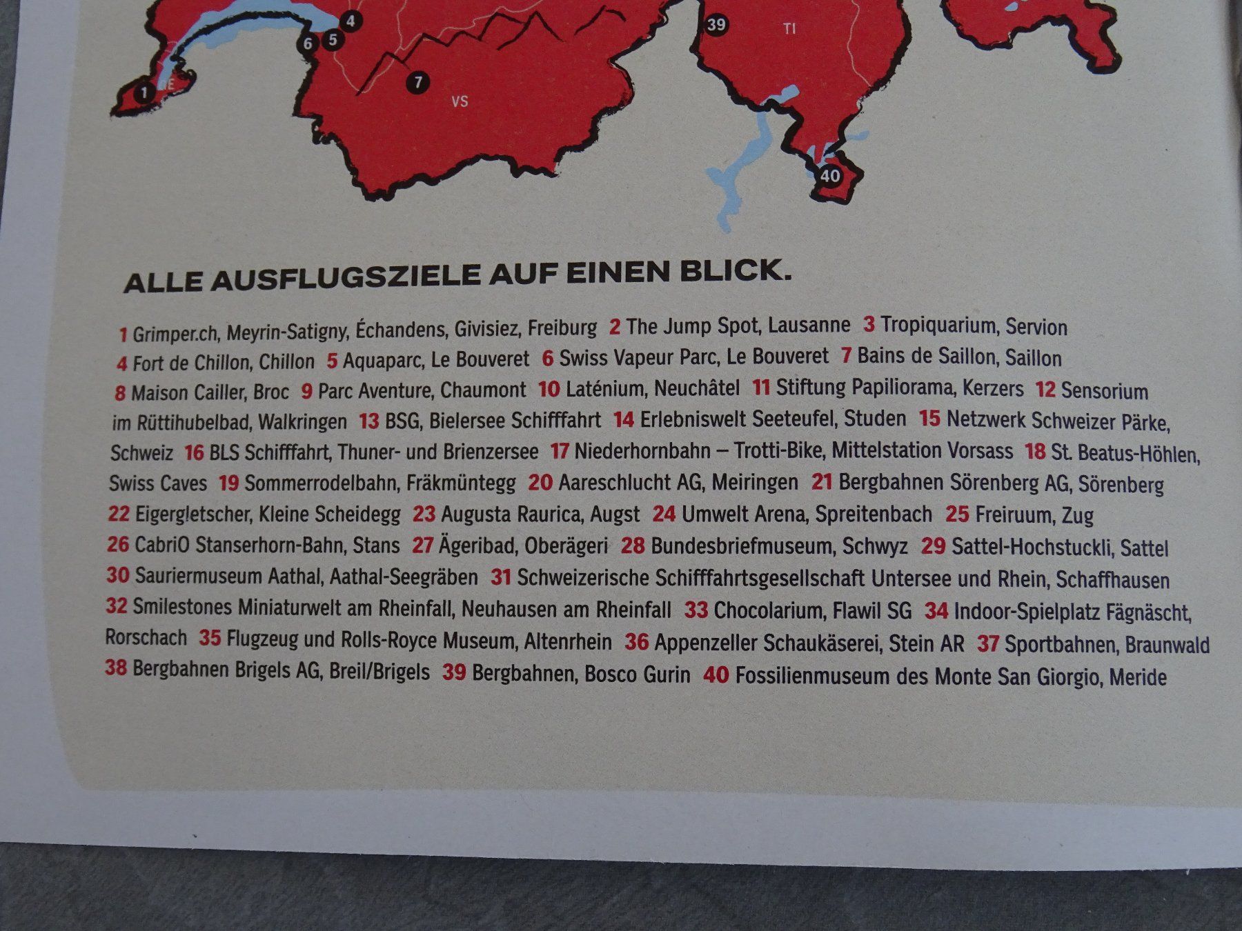 Buoni: 40 Coop Erlebnisbons Schweiz – Nuovo e nell'imballaggio originale da Rothrist venduto da heinrich1966 2