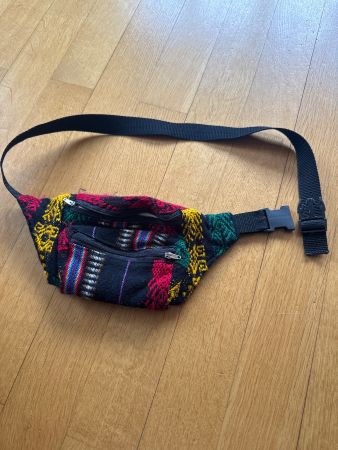 Bunte Festival Tasche für Sommertage | Gurt-Tasche neuwertig