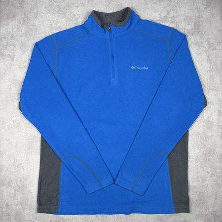 1/4 zip Polaire Columbia Bleu - M 