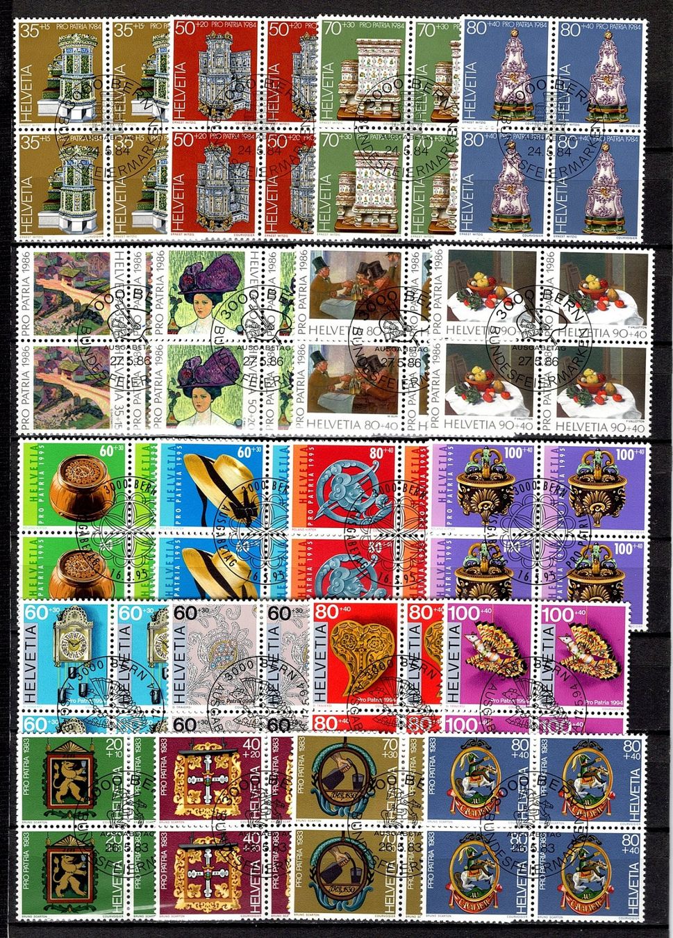 Alle Briefmarken: Pro Patria (847) – Gebraucht aus Burgdorf von blinky01 1