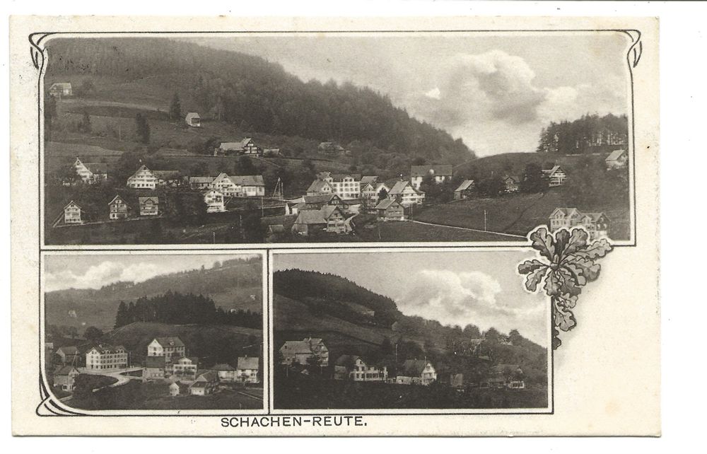 Schachen-Reute (AR) Dorfansichten in 3 Bildern - 1916 (Gebraucht) in ...