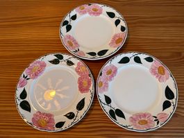 Villeroy & Boch „Wildrose" – 3x Speiseteller gross Ø 26 cm