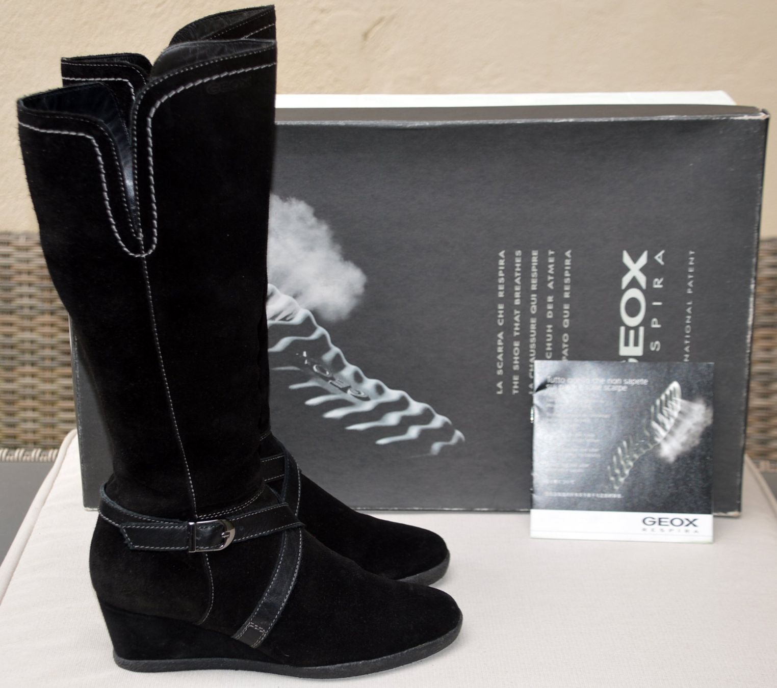 Geox Damenschuhe: Geox Amelia Boots / bottes .38 – Gebraucht aus Collonges von arashee 9